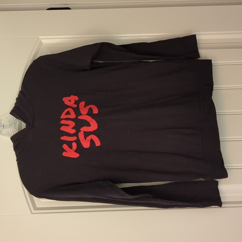 Urban Smalls "Kinda Sus" Hooded, Long Sleeved Tee